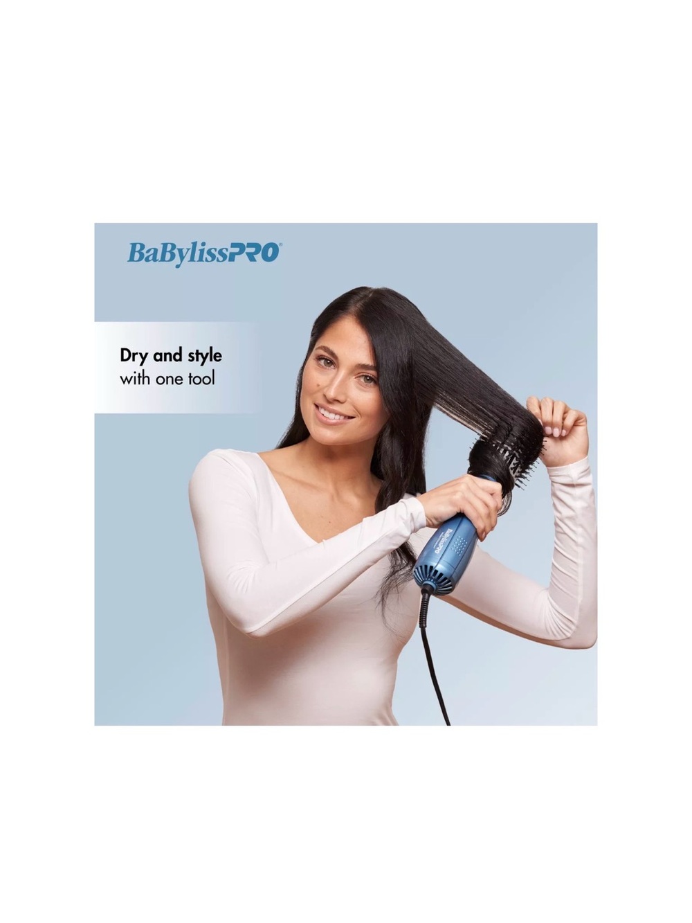 Titanium Nano Titanium 2-inch Hot Air Styling Brush in Teal Blue - Picture 8 of 8